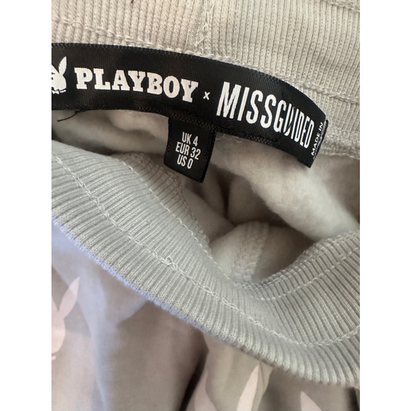 Women's Playboy x Missguided Green Joggers Size US 0 - Picture 8 of 9